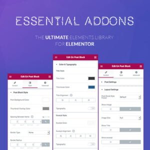 Essential Addons for Elementor Pro Lifetime